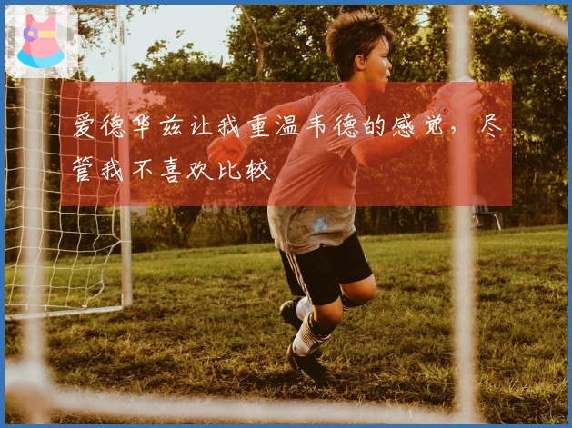 爱德华兹让我重温韦德的感觉，尽管我不喜欢比较